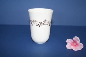 Accesorios baño en madera y porcelana 2310 - Vaso Venus laurel marrón