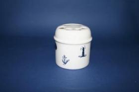 Accesorios baño de encimera en porcelana 950 - Dosificador de porcelana Roma marino