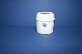 Accesorios baño de encimera en porcelana 961 - Dosificador de porcelana Roma flor azul