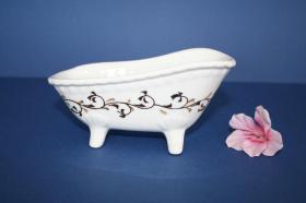 Accesorios baño en madera y porcelana 2400 - Bañera Venus laurel marrón